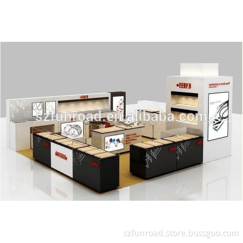 High Quality Jewelry Store Furniture Jewelry Standing Kiosk Design